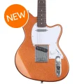 Photo of Ibanez Yvette Young Signature YY20 Electric Guitar - Orange Cream Sparkle