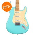 Photo of Squier 40th Anniversary Stratocaster Electric Guitar, Vintage Edition - Satin Seafoam Green with Maple Fingerboard