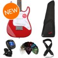 Photo of Squier Mini Strat Essentials Bundle - Dakota Red with Indian Laurel Fingerboard