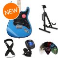 Photo of Squier Affinity Stratocaster Essentials Bundle - Lake Placid Blue with Indian Laurel Fingerboard