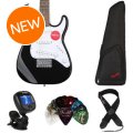 Photo of Squier Mini Strat Essentials Bundle - Black with Indian Laurel Fingerboard