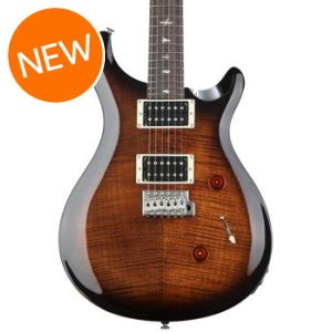 Prs Se Custom 24 Electric Guitar Black Gold Sunburst Sweetwater