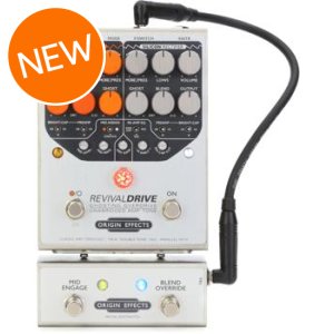 Origin Effects RevivalDRIVE Custom Overdrive Pedal and Revival Footswitch  Bundle