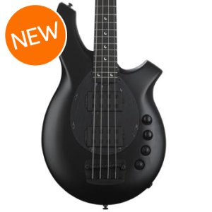 Ernie Ball Music Man Bongo 4 Bass Guitar - Stealth Black | Sweetwater