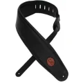 Photo of Levy's MSS2 4.5-inch Garment Leather with Heavy Padding Bass Strap - Black