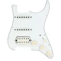 Photo of Mojo Tone '58 Quiet Coil Pre-wired HSS Strat Pickguard - White/Parchment