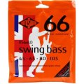 的照片Rotosound RS66LD Swing低音66不锈钢Roundwound低音吉他弦- .045。105标准长4-string规模