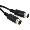 Hosa MID-310BK MIDI Cable - 10 Foot Black