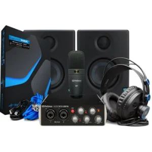 Bundled Item: PreSonus AudioBox 96 Ultimate Hardware and Software Recording Bundle - 25th Anniversary Edition