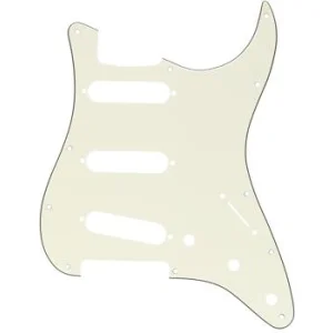 Fender 11-Hole Modern Stratocaster S-S-S Pickguard Aged White Pearl plaque  de protection pour Fender Stratocaster