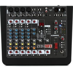 Allen & Heath zed-10fx 6 canali DJ PA MIXER STUDIO MIXER EFFETTO EQ USB 