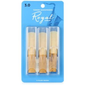 Royal by D'Addario Tenor Saxophone Reeds #2.5 NEW rkb0325 3-Pack 