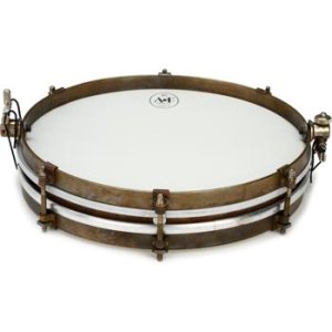 A&F Drum Company Pancake Snare Drum - 12 inch - Brass