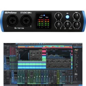 PreSonus Studio 24c USB-C Audio Interface | Sweetwater