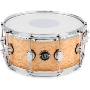 DW Performance Series Exotic Snare Drum - 6.5 x 14 inch - Bird's Eye Maple  - Sweetwater Exclusive