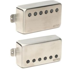 EMG 57/66 Active 2-piece Pickup Set - Brushed Chrome | Sweetwater