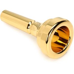 Denis Wick Classic Series Large Shank Trombone Mouthpiece - 4AL, Gold-plated
