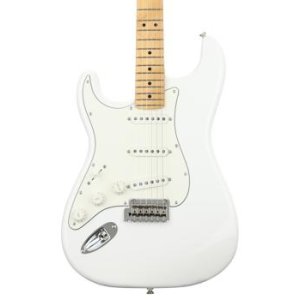 white fender stratocaster left handed