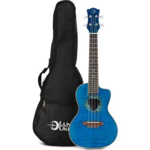 Luna High Tide Koa Concert Ukulele Acoustic-electric Ukulele