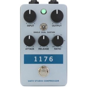 Universal Audio UAFX 1176 Studio Compressor Pedal and 3 Patch Cables ...