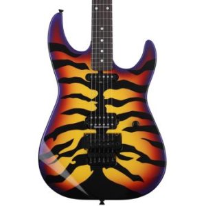 tiger sunburst guitar