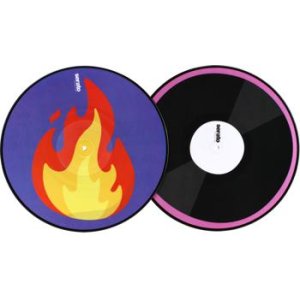 Absolut farvning blive forkølet Serato 12 inch Control Vinyl Pair - Emoji Series #2 Flame/Record |  Sweetwater