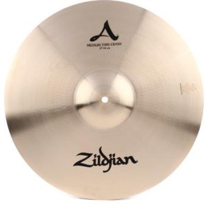 Zildjian 18 inch A Zildjian Medium-thin Crash Cymbal | Sweetwater