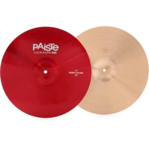 Paiste 14 inch Color Sound 900 Red Hi-hat Cymbals | Sweetwater