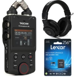 TASCAM Portacapture X6 Portable Multi-track Recorder COMPLETE AUDIO BU –  Kraft Music