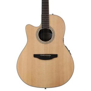 Ovation Celebrity Standard CS24L-4 Mid-Depth Left-handed Acoustic-electric  Guitar - Natural