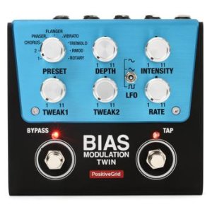 Positive Grid BIAS Modulation Twin Modulation Pedal | Sweetwater