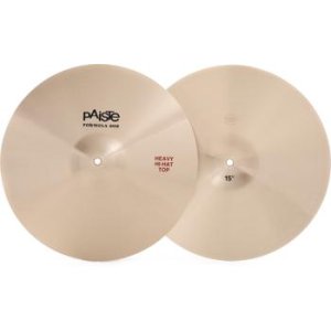 Paiste 15 inch Formula 602 Heavy Hi-hat Cymbals | Sweetwater