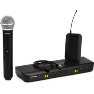 Shure BLX1288/CVL Dual Channel Wireless Combo System - H10