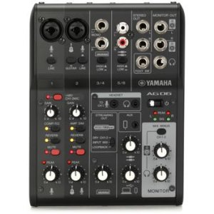 Yamaha AG03 3-channel Mixer and USB Audio Interface | Sweetwater