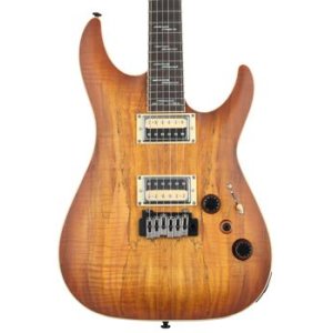 Schecter C-1 Exotic Spalted Maple Electric Guitar - Satin Natural