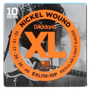 D'Addario EXL120 XL Nickel Wound Electric Guitar Strings - .009 