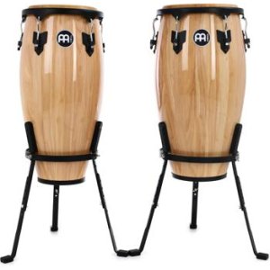 Meinl Percussion Headliner Series Conga Set with Basket Stands - 11/12 inch  Natural