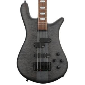 Spector Euro 4 LX Bass Guitar - Trans Black Stain Matte | Sweetwater