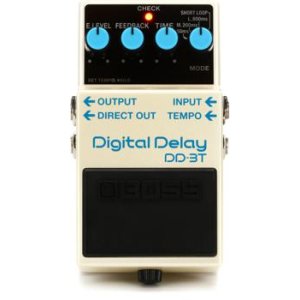 Boss DD-3T Digital Delay Pedal with 3 Patch Cables | Sweetwater