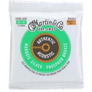 martin authentic acoustic marquis silked strings