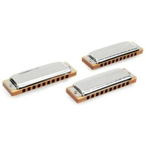 Ja-Ru American Band Jam Harmonica (Pack of 3)