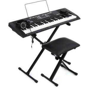 Yamaha PSR-E373 Portable Keyboard With Power Adapter Essentials Package