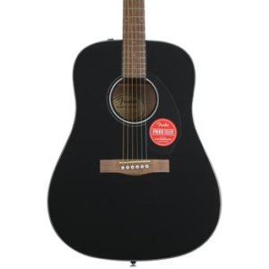 Fender CD-60S Dreadnought Acoustic Guitar - Black | Sweetwater