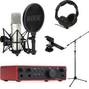 Stream episode Audio-Technica AT2020 XLR Mic + Focusrite Scarlett 4i4 (Side  by Side Comparison) by MusicRepo podcast