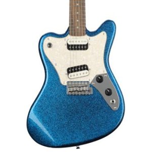 Squier Paranormal Super-Sonic Electric Guitar - Blue Sparkle with