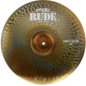 Paiste 17 inch RUDE Thin Crash Cymbal