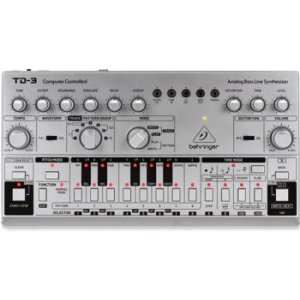 Behringer TD-3-SR Analog Bass Line Synthesizer - Silver | Sweetwater