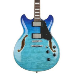 ibanez semi hollow blue