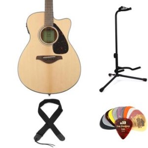 Yamaha FSX800C Concert Cutaway Acoustic-electric Guitar - Natural