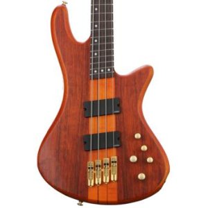 Schecter Stiletto Studio 4 FF Bass Guitar - Honey Satin | Sweetwater